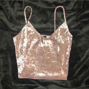 Velvet Pink Crop Top✨🦋💕